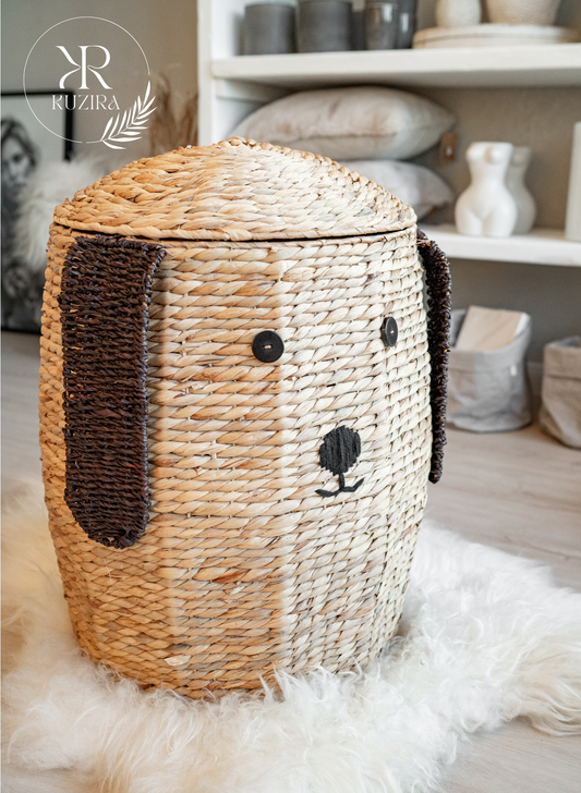 Aufbewahrungskorb mit Deckel - Der beste Freund