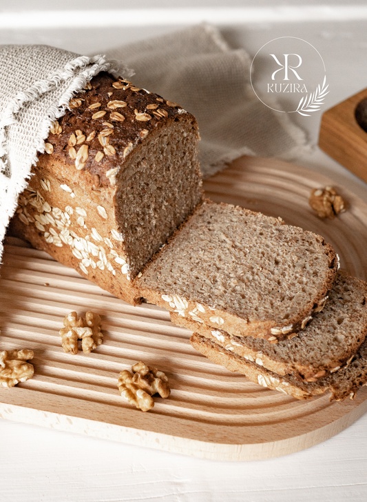 Dekorationsbrett aus edlem Buchenholz mit Regenbogenmuster - Der Alleskönner