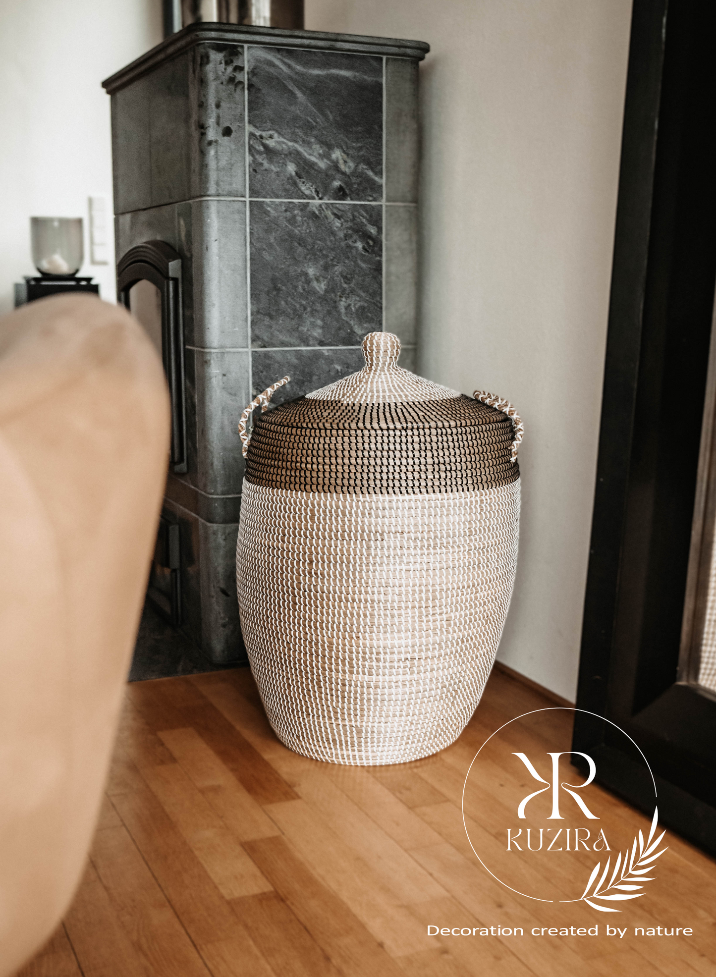 Aufbewahrungskorb mit Deckel - Der Savannenhüter