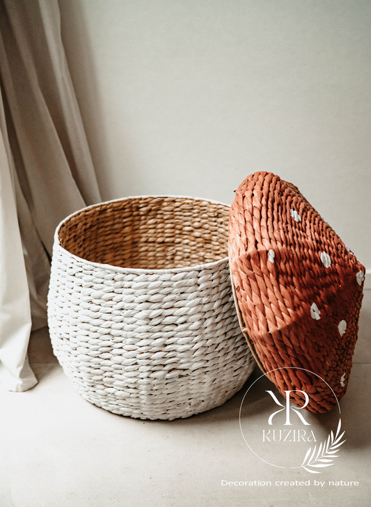 Aufbewahrungskorb mit Deckel - Der Glückspilz