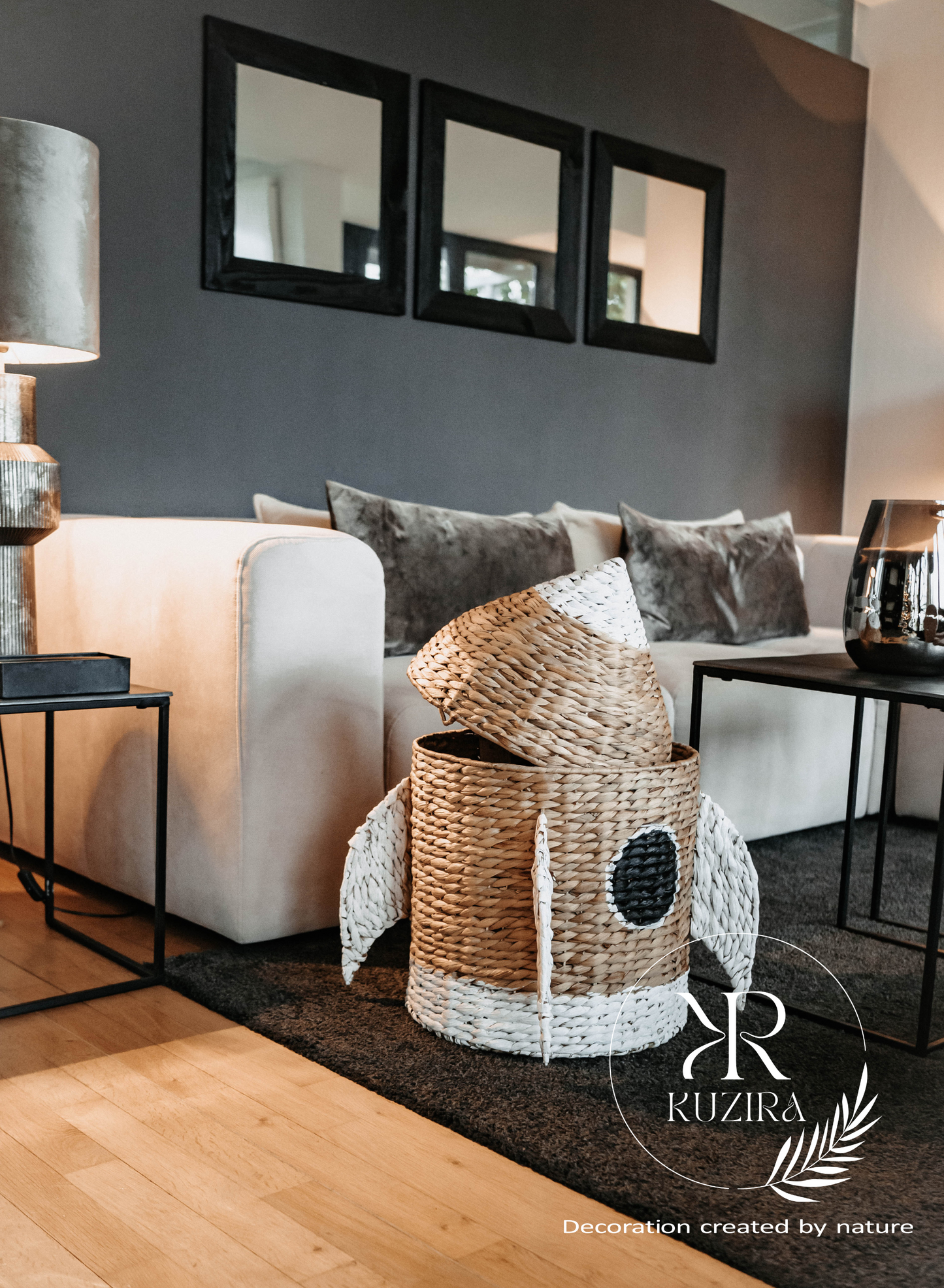 Aufbewahrungskorb mit Deckel - Der Weltraumflitzer